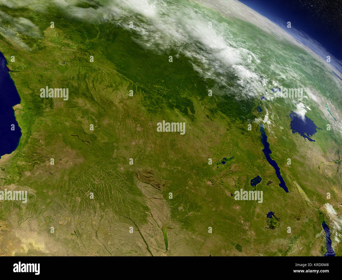 Map of dr congo globe hi-res stock photography and images - Alamy