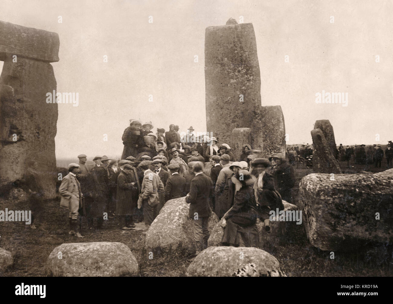 Longest Day at Stonehenge, Wiltshire Stock Photo