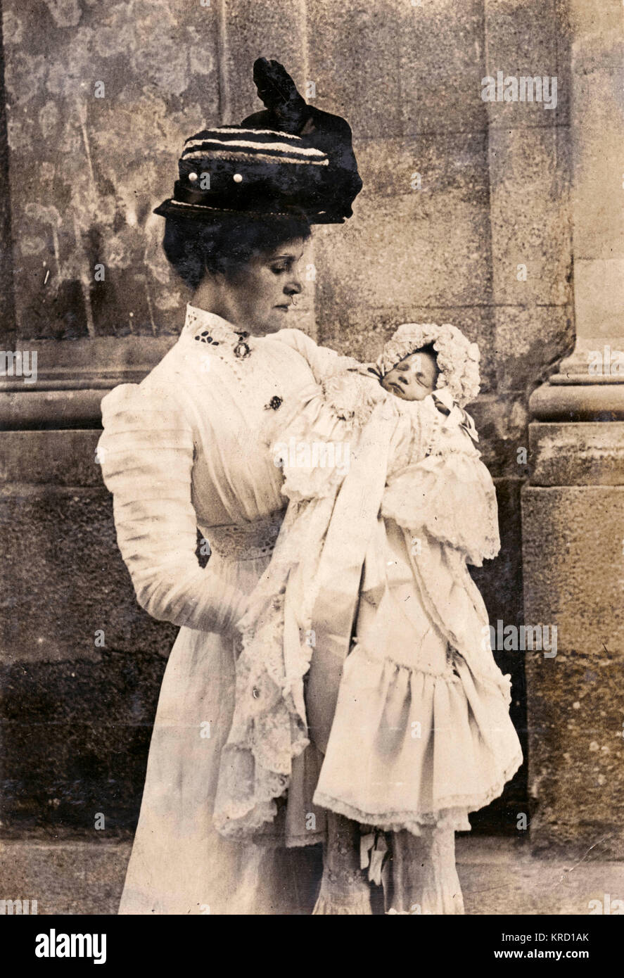The first photograph of the Infanta Beatriz of Spain, seen here with an
