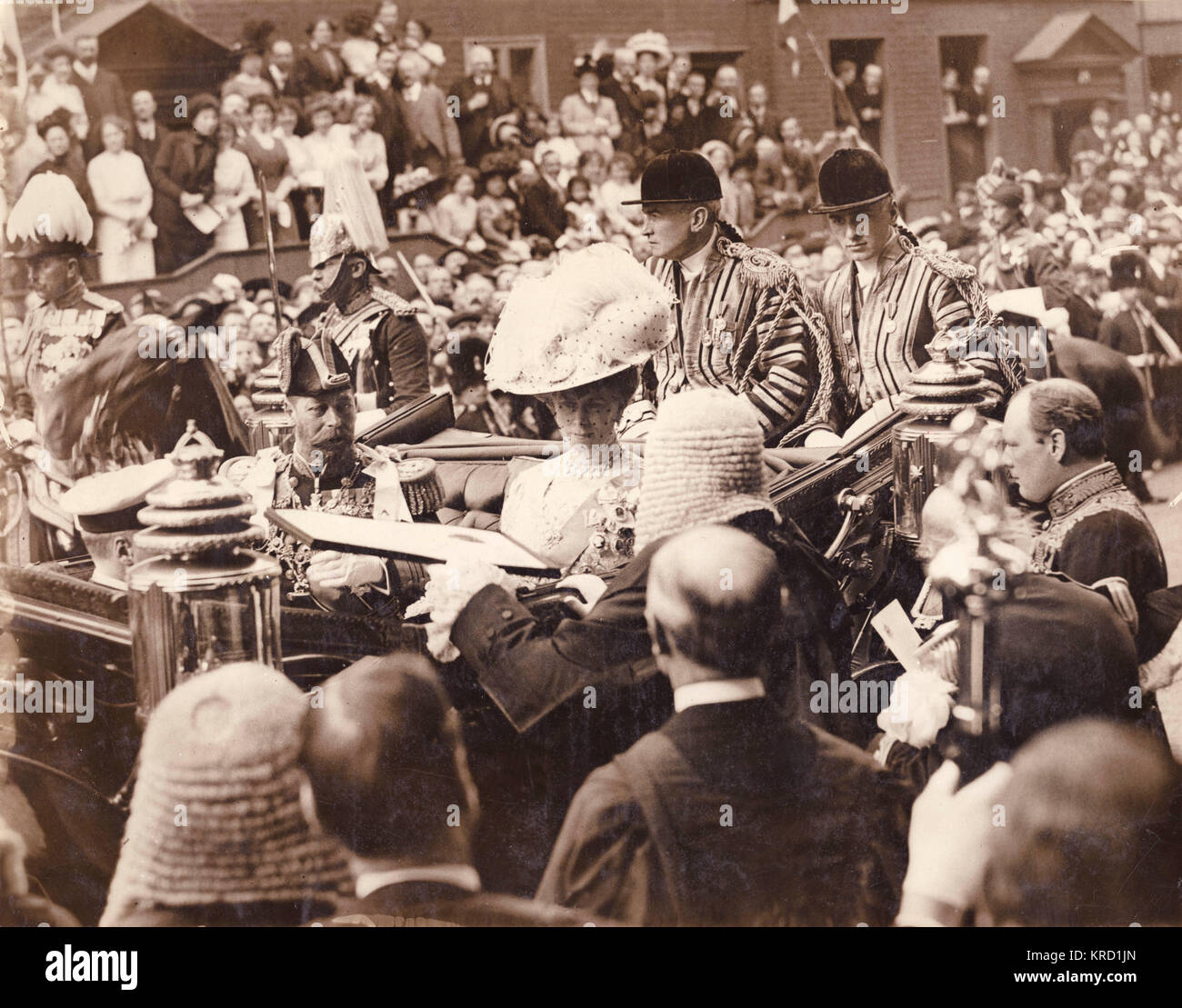 George V receiving address, Gray's Inn, London Stock Photo