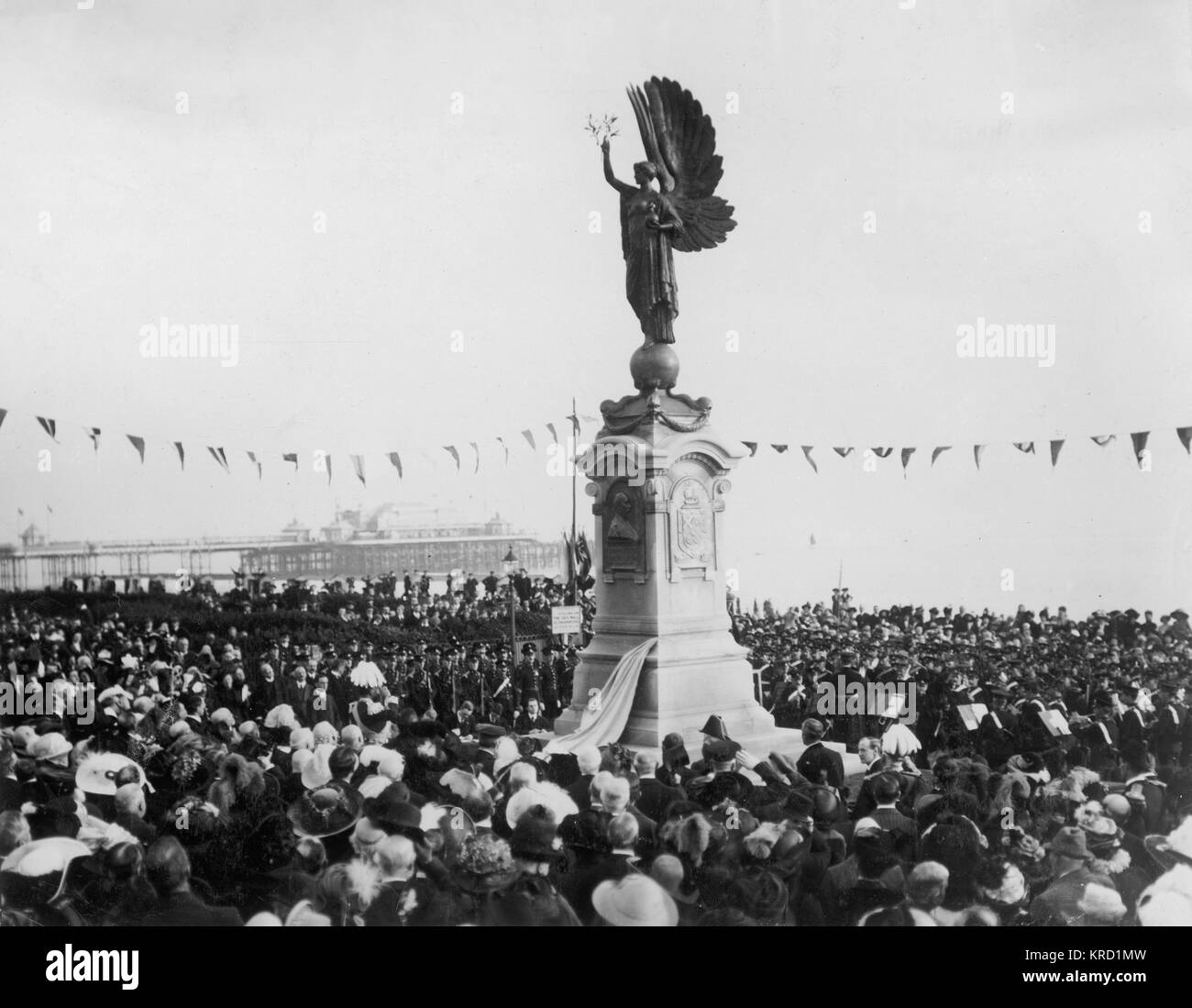 Edward VII Memorial unveiling at Brighton and Hove Stock Photo
