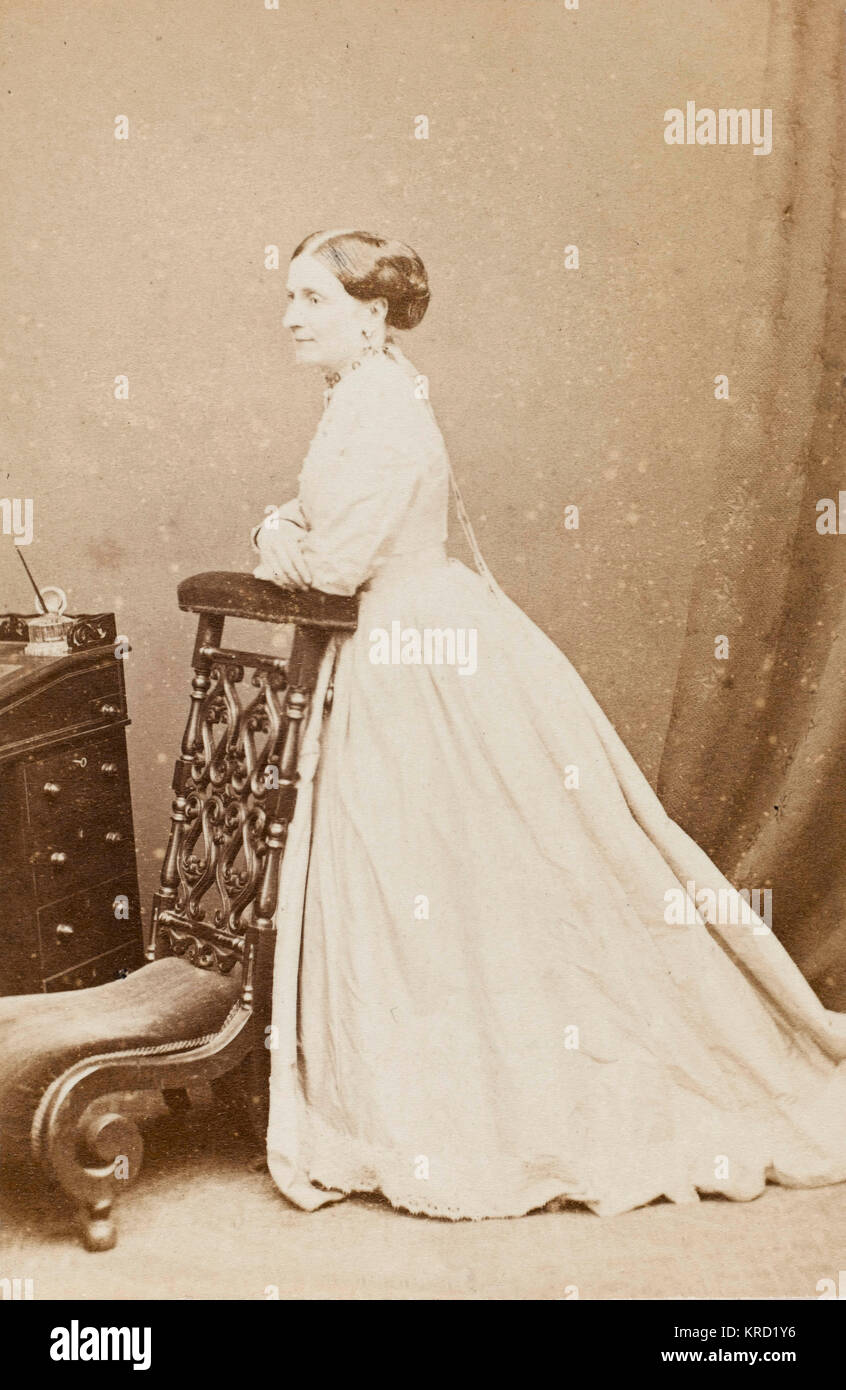 Victorian woman (Polhill-Turner family) Stock Photo