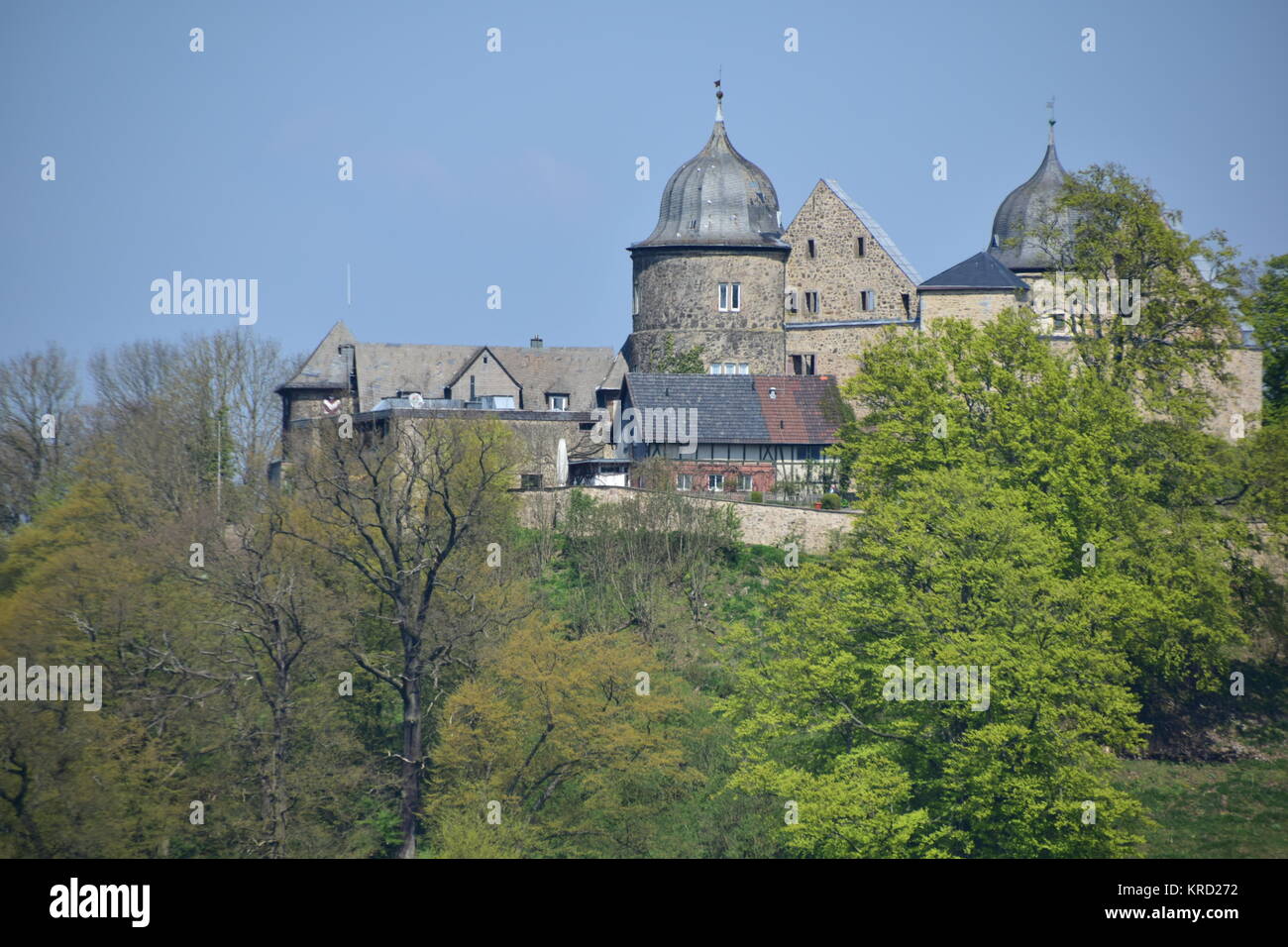 Sababurg Castle in Northern Hesse Stock Photo - Alamy