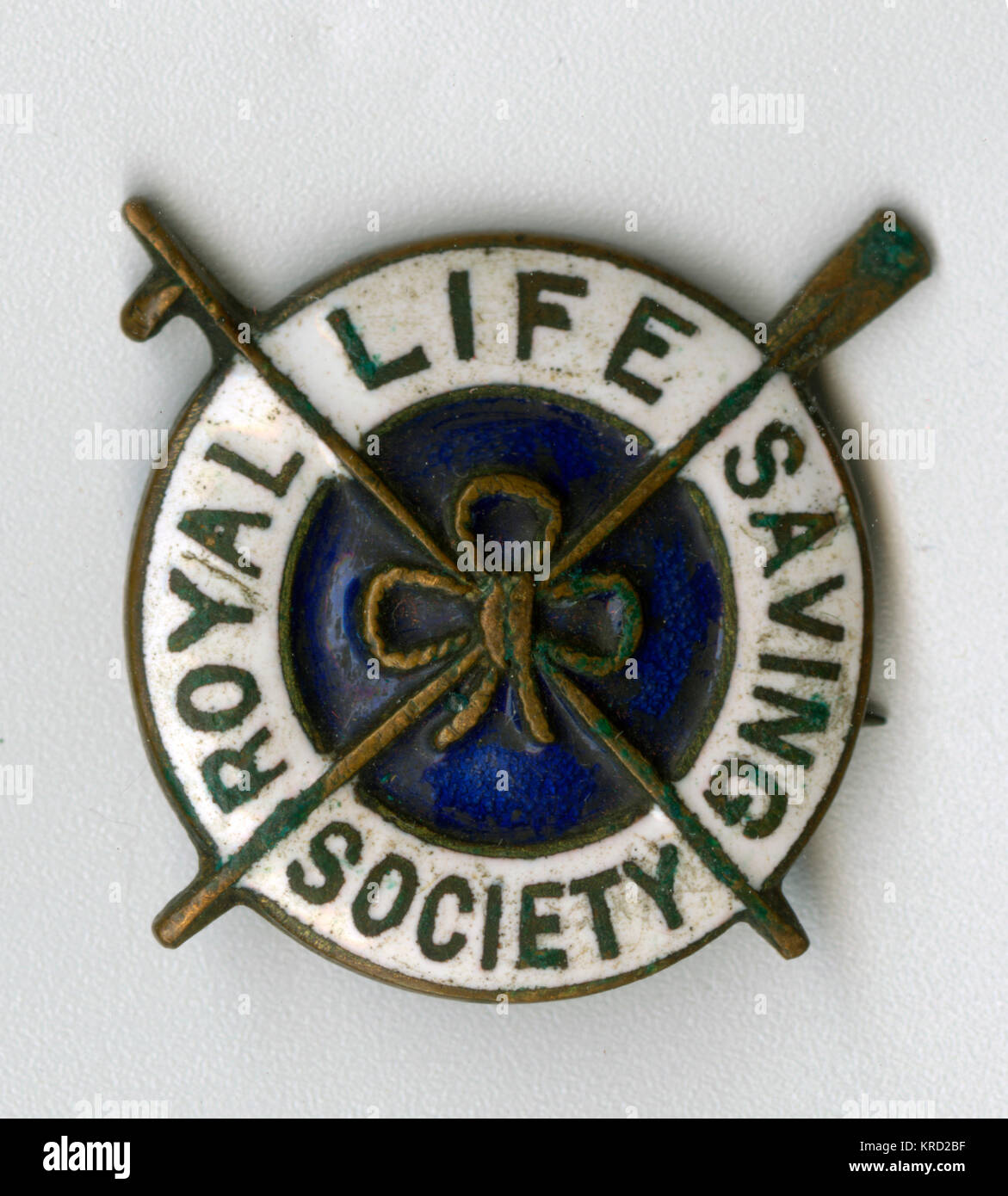 Badge, Royal Life Saving Society Stock Photo