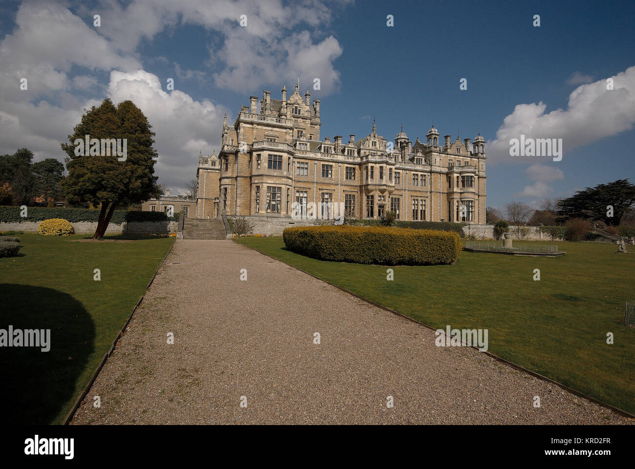 View of Thoresby Hall, Nottinghamshire, built 1868-1874.  It became a hotel in 2000.      Date: circa 2004 Stock Photo