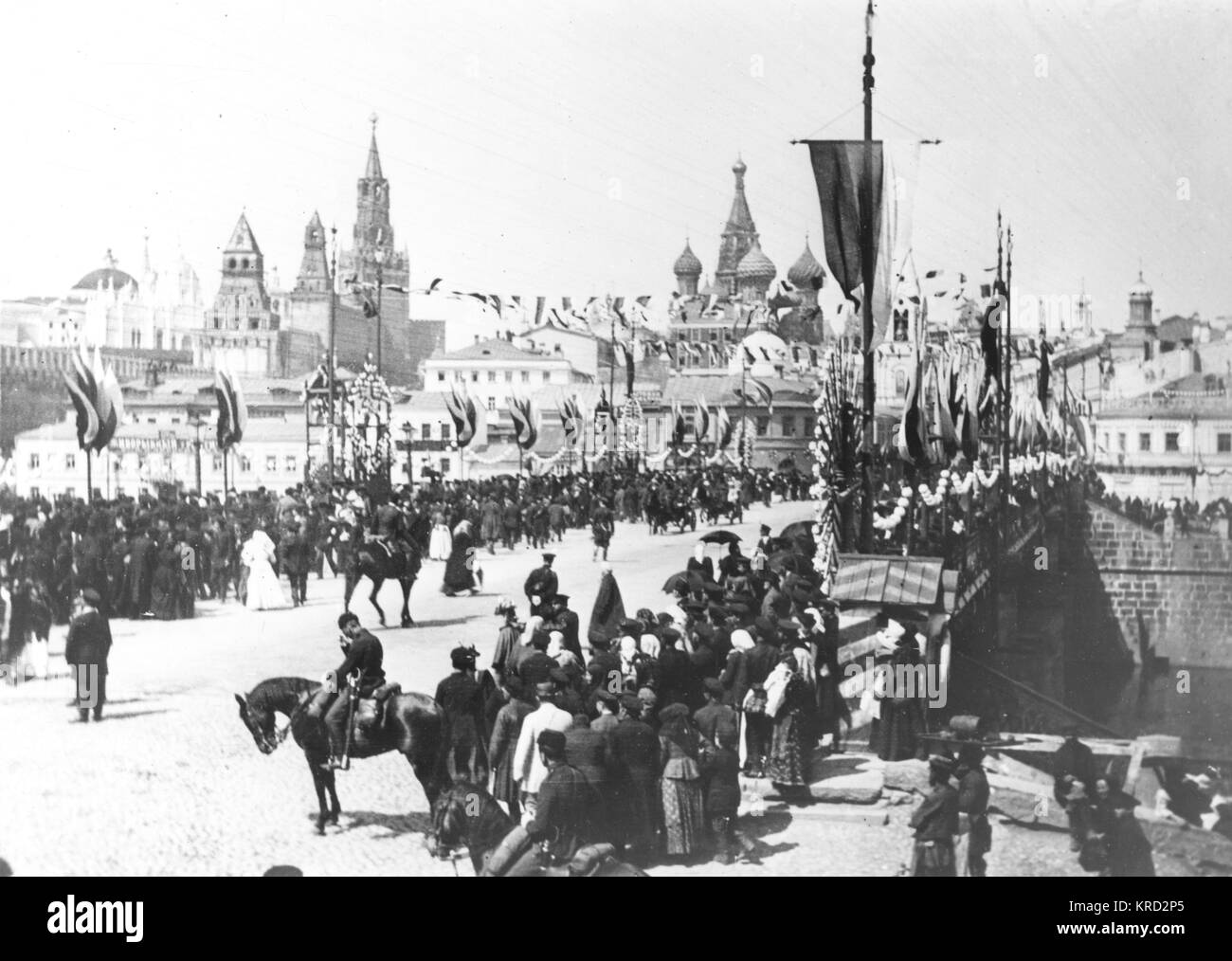 Tsar Nicholas IIÆ Coronation - Parade Stock Photo