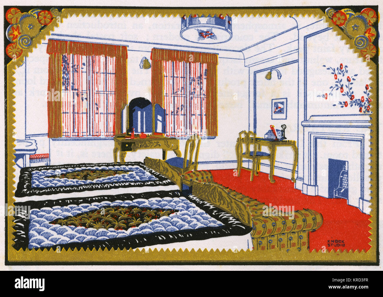 Bedroom in the May Fair Hotel Stock Photo