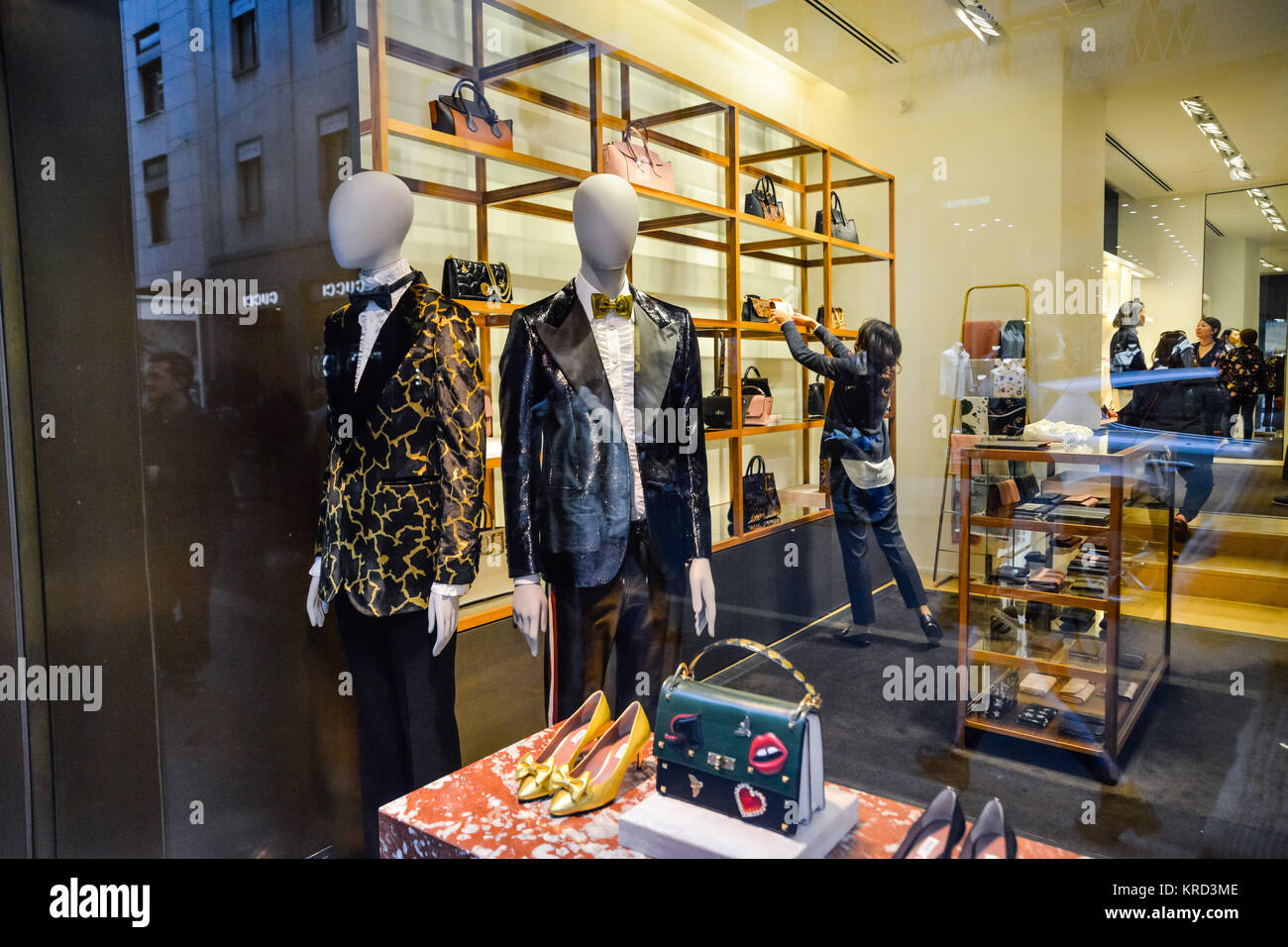 Milan - October 9, 2016: Bally store in Milan Stock Photo - Alamy