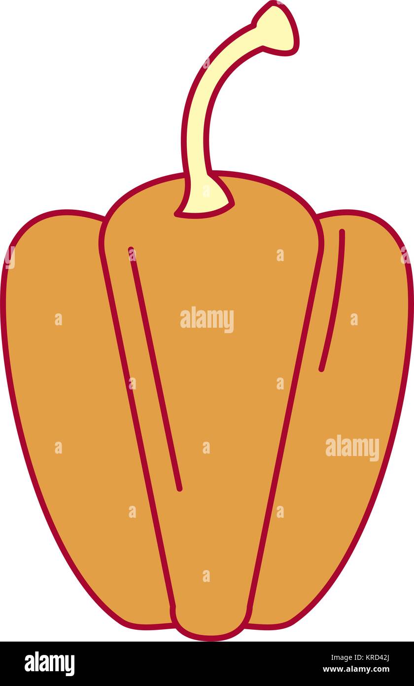 fresh pepper vegetable icon Stock Vector Image & Art - Alamy