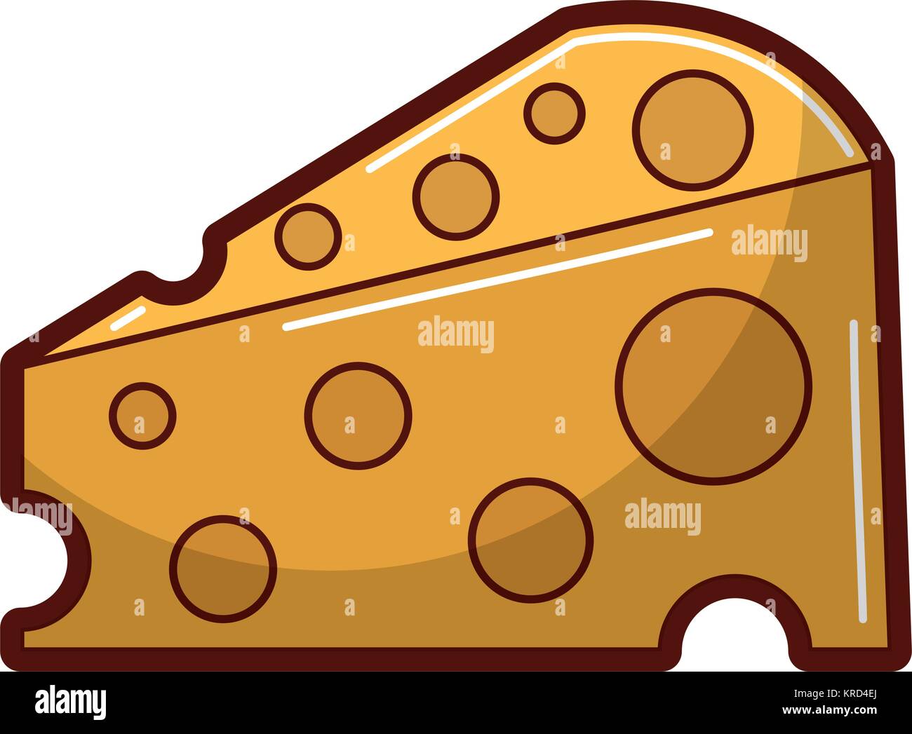 delicious cheese isolated icon Stock Vector Image & Art - Alamy