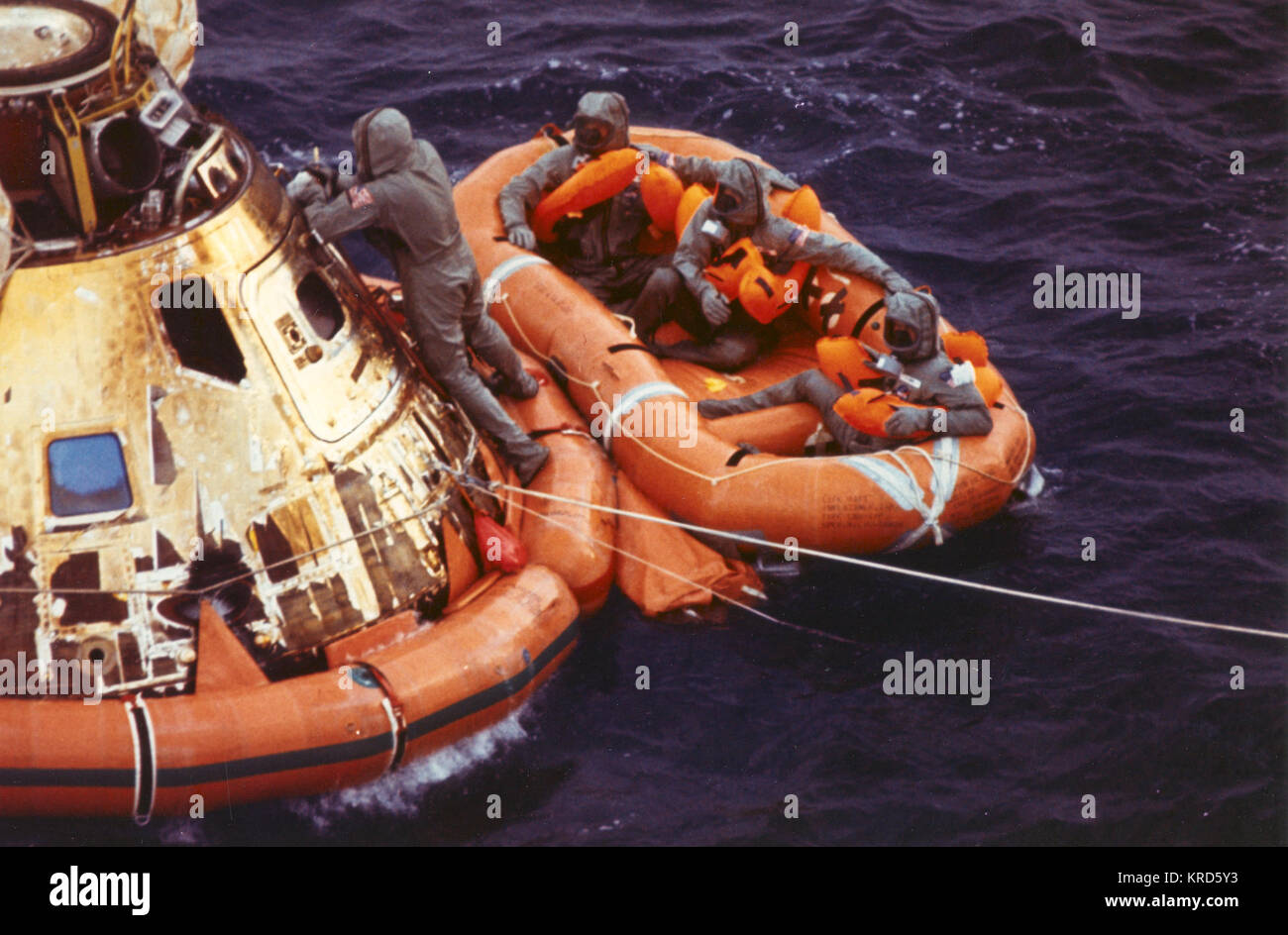 Apollo 11 Recovery Area - GPN-2002-000051 Stock Photo