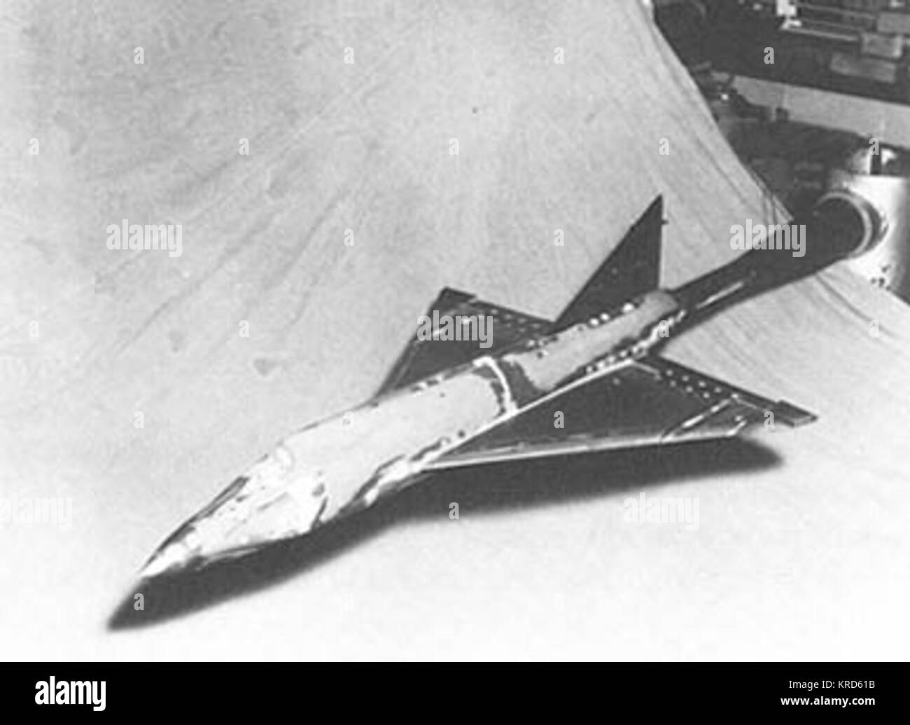 Area rule based model of the convair f 102 in 1958 stock photo alamy