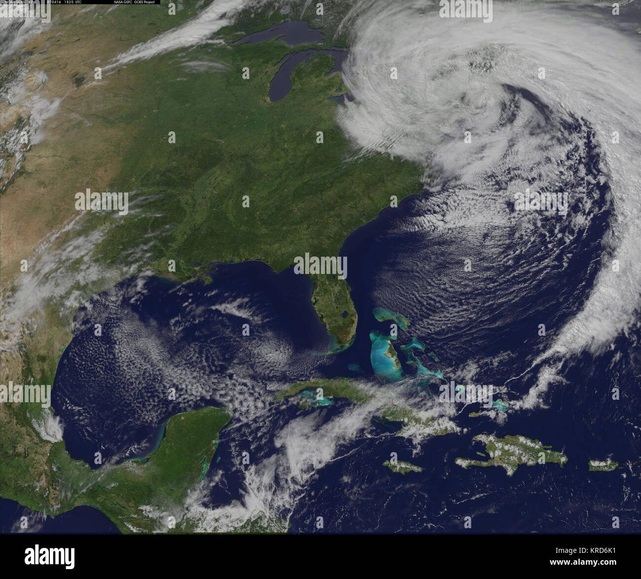 Caribbean weather April 16 2007 Stock Photo Alamy