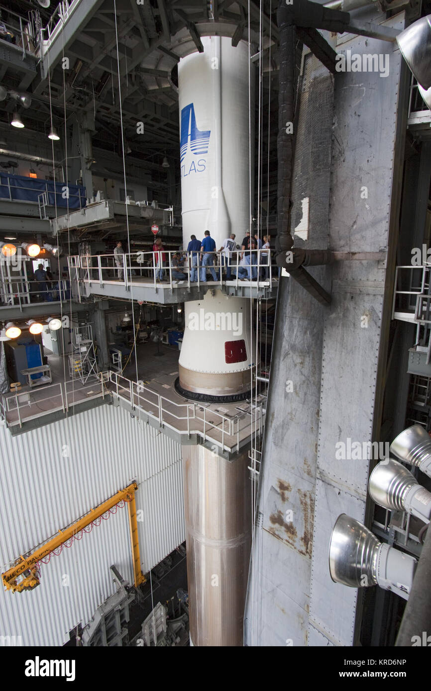 Centaur upper stage for RBSP launch on the Atlas V first stage Stock