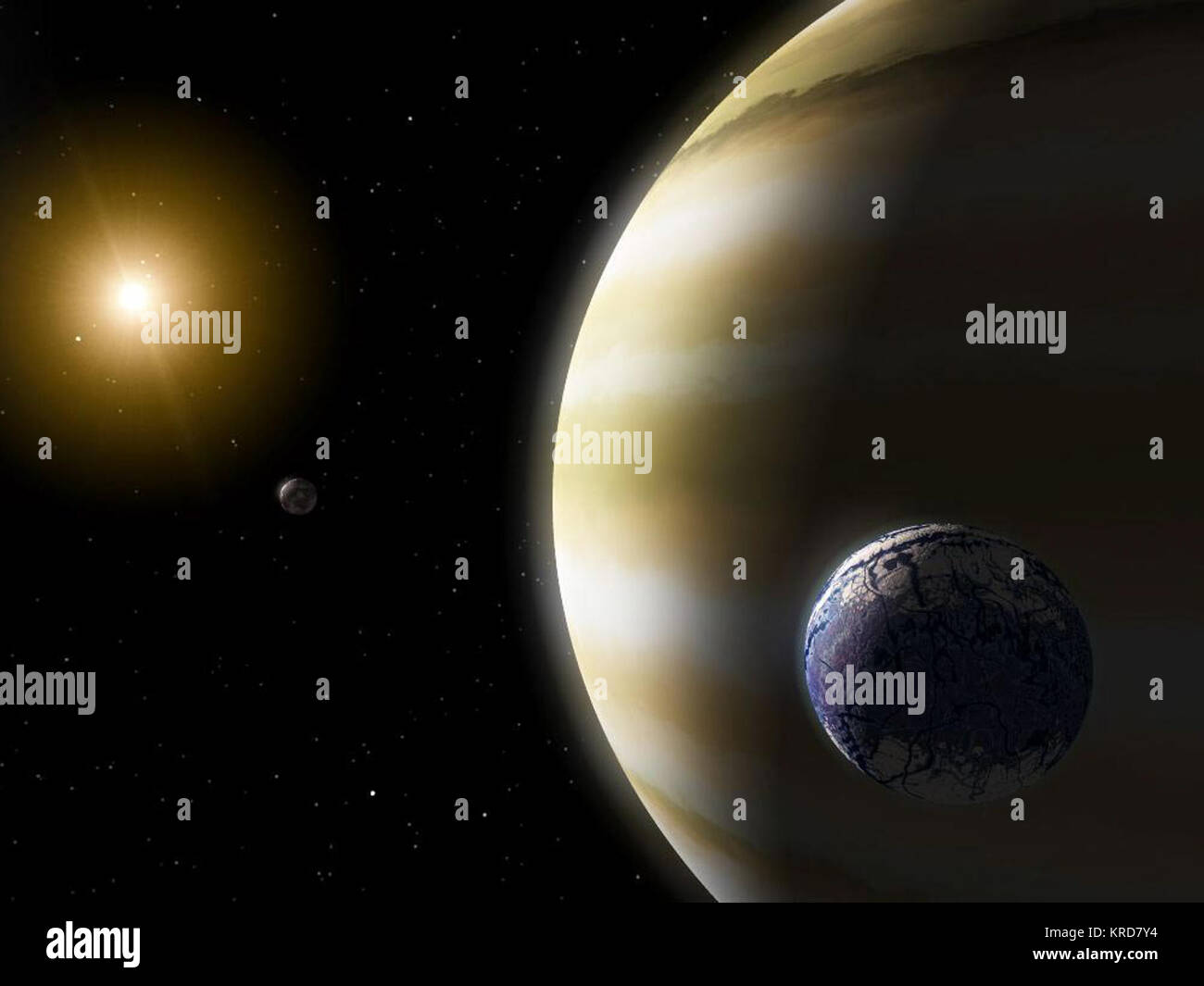 Extrasolar planet NASA Stock Photo - Alamy