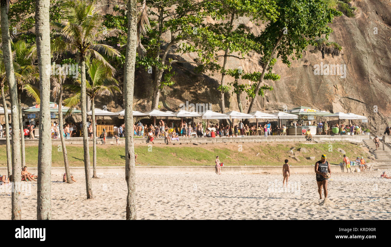 Quiosques in Copacabana, Rio de Janeiro, Brazil Stock Photo Alamy
