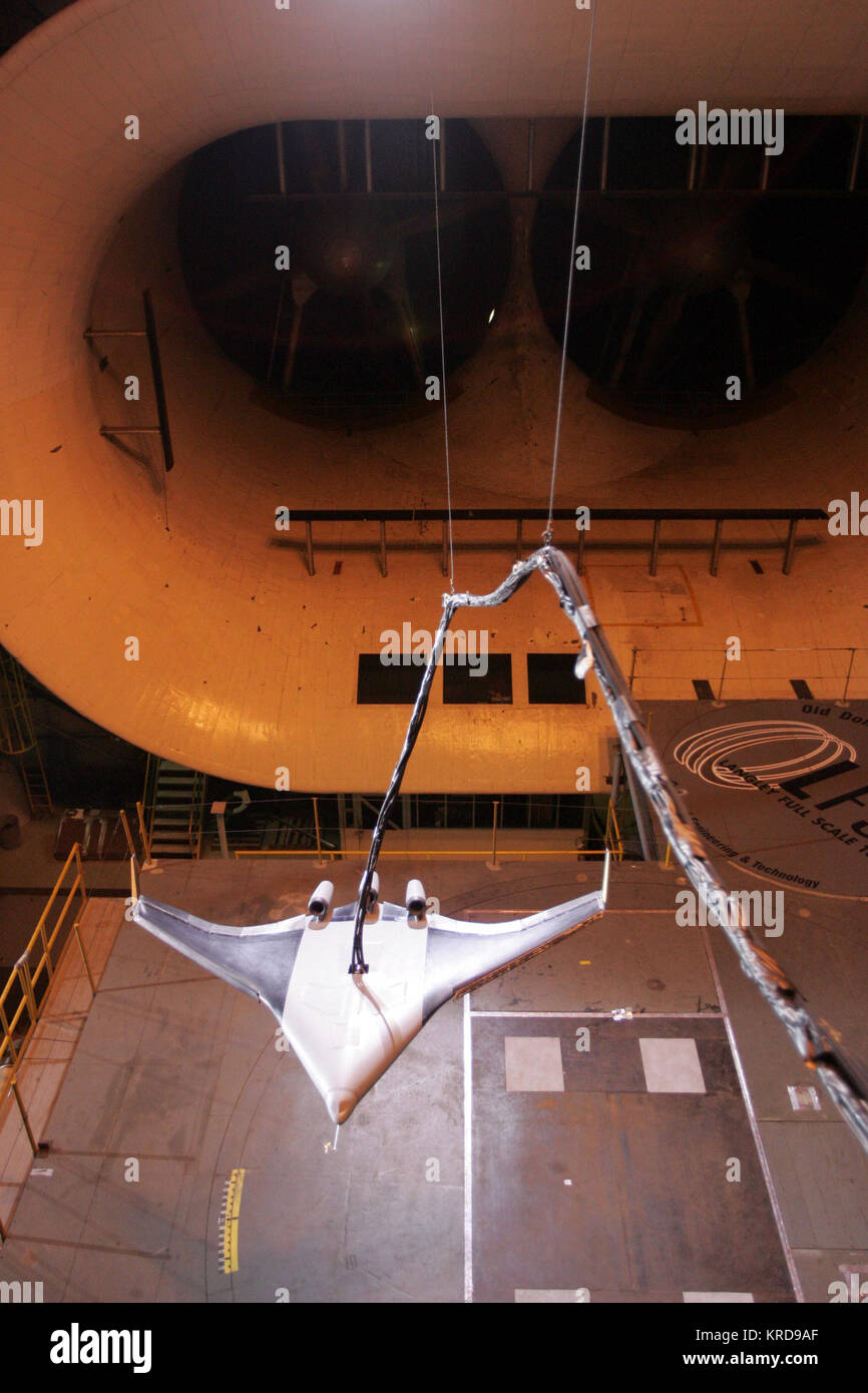 Blended wing aircraft Stock Photo - Alamy