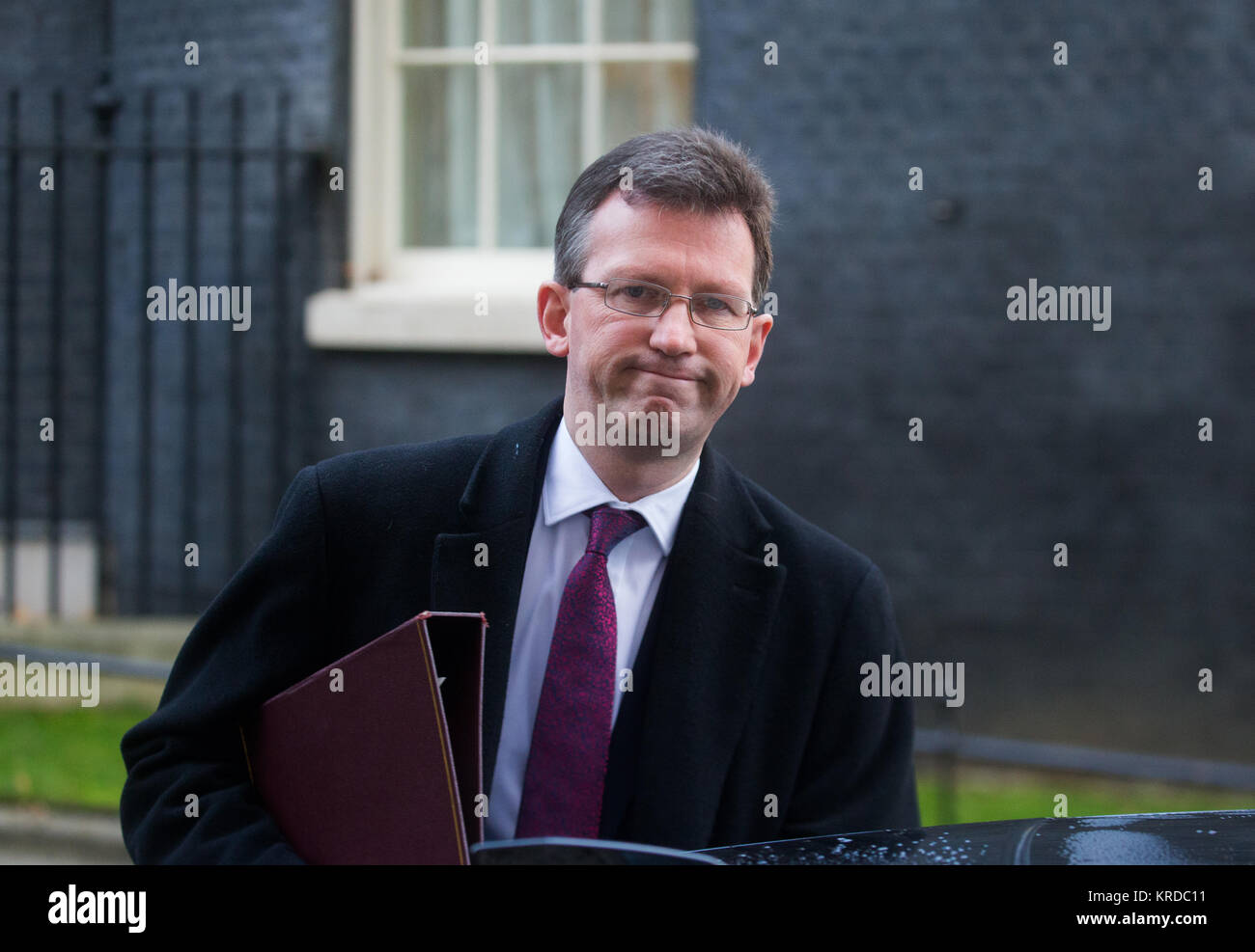 Attorney General, Jeremy Wright, leaves Downing Street after a Cabinet meeting Stock Photo