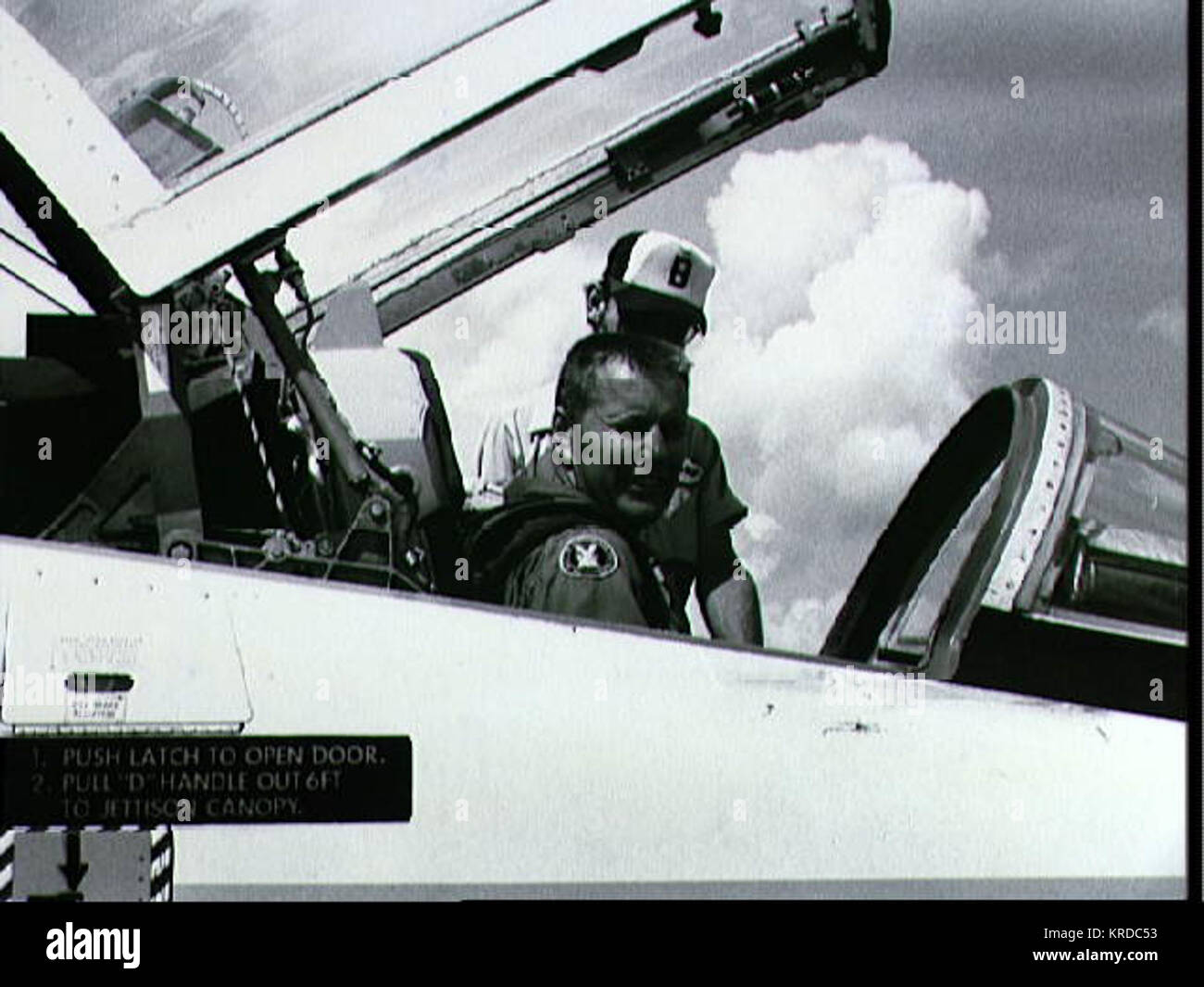 Robert Overmyer in T38A Stock Photo Alamy