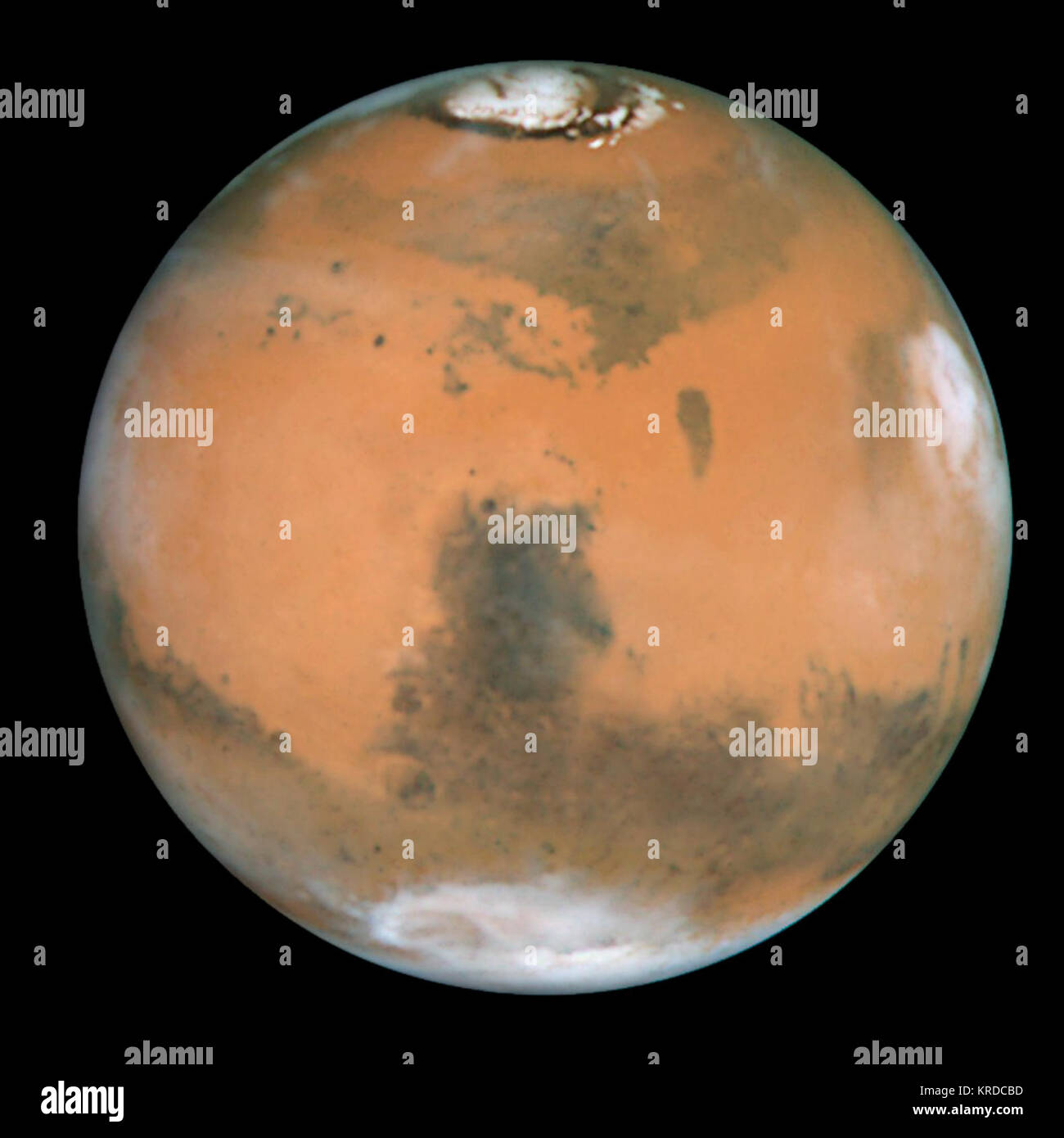 Mars and Syrtis Major - GPN-2000-000923 Stock Photo