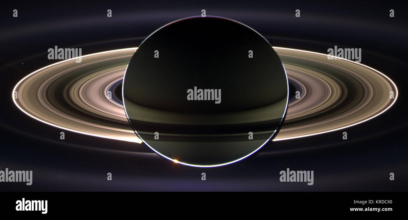 Saturn eclipse crop Stock Photo - Alamy