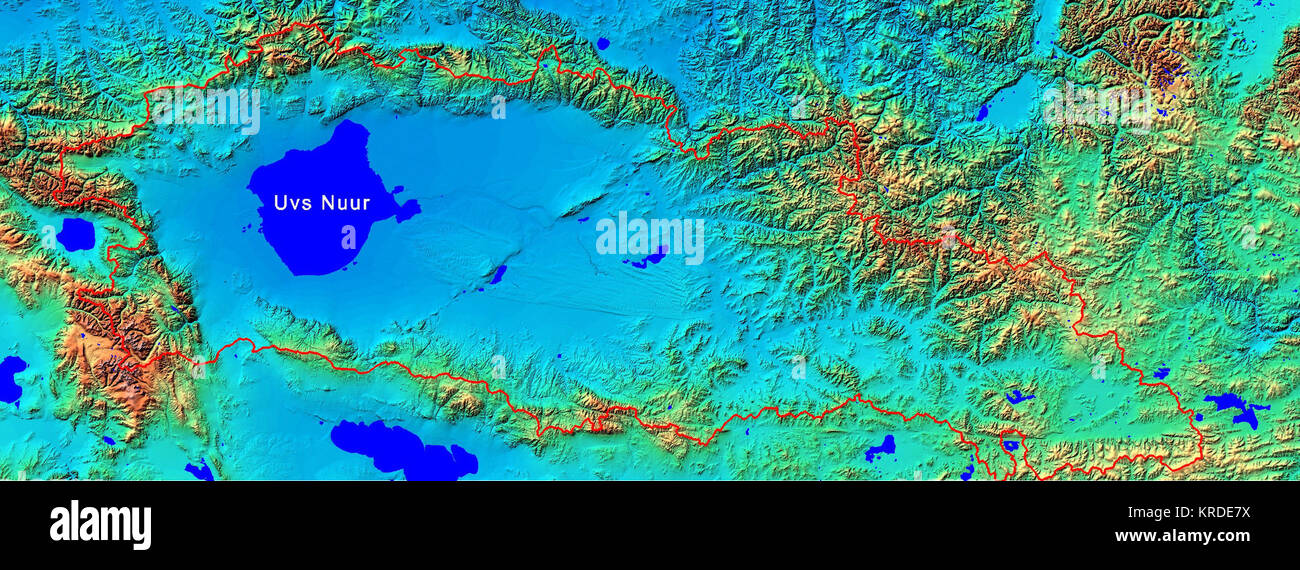 Uvs Nuur Drainage Basin Stock Photo Alamy