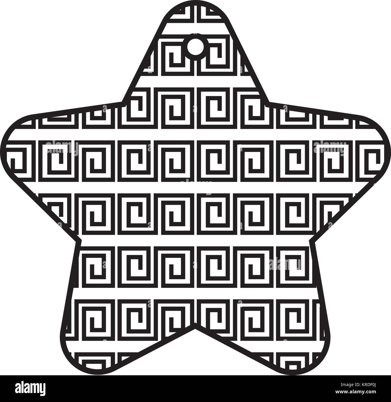 star tag japanese abstract geometric design Stock Vector Image & Art