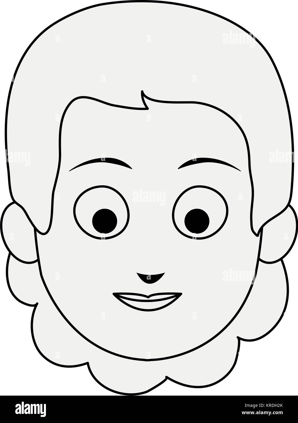 Young woman face Stock Vector Image &amp; Art - Alamy