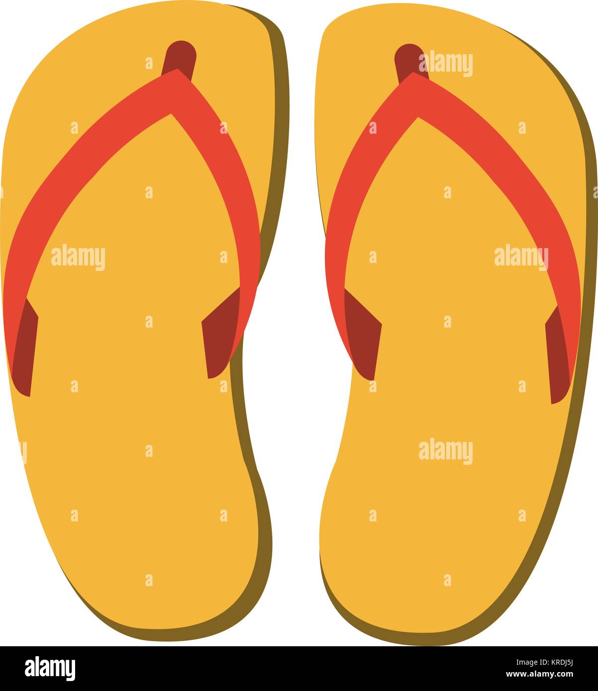 Beach flip flops Stock Vector Image & Art - Alamy