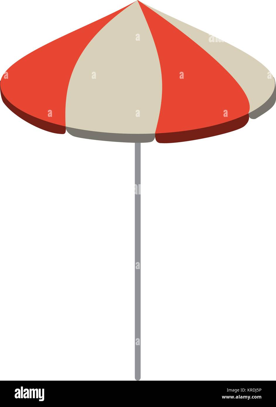 Beach umbrella isolated Stock Vector Image & Art - Alamy