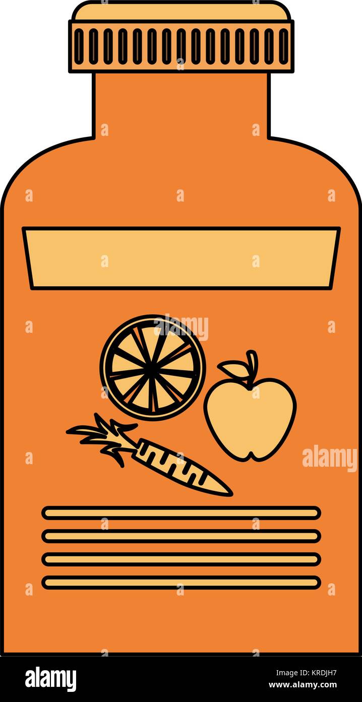 Vitamins bottle isolated Stock Vector Image & Art - Alamy