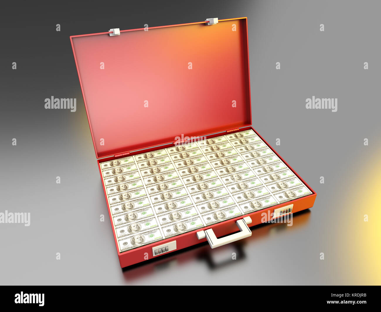 A briefcase full of Cash Stock Photo Alamy