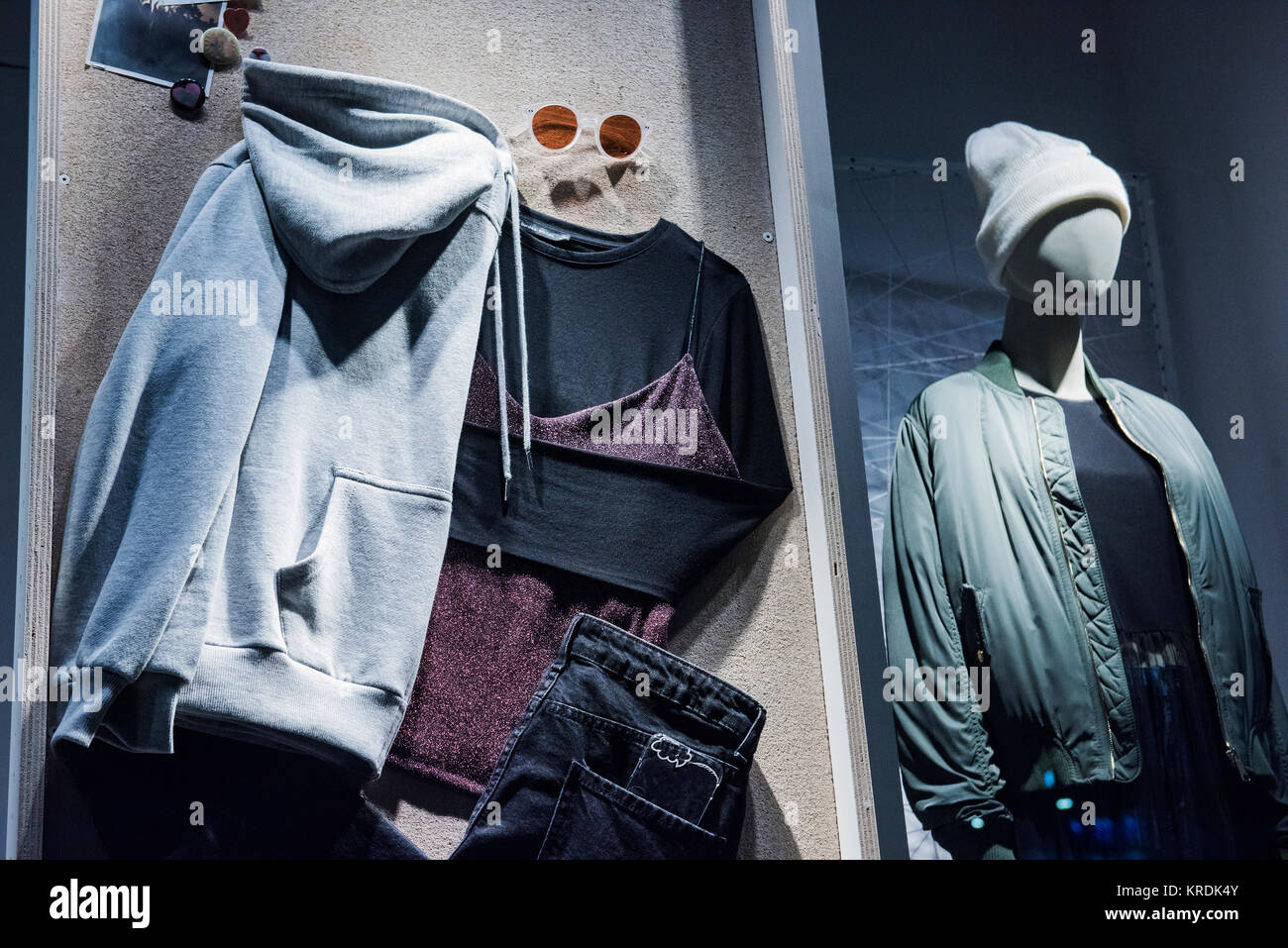 Urban clothing store Stock Photo Alamy