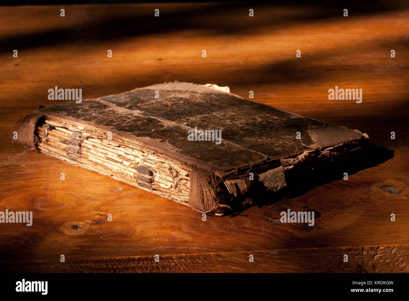 old book on the table 2 Stock Photo