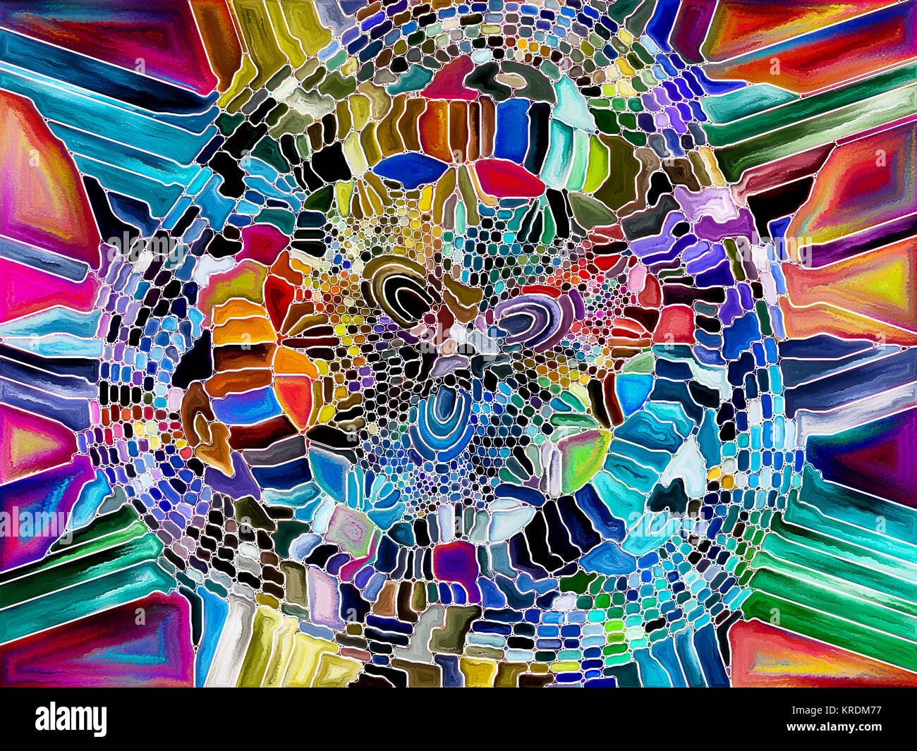 Visualization of Vibrant Division Stock Photo - Alamy