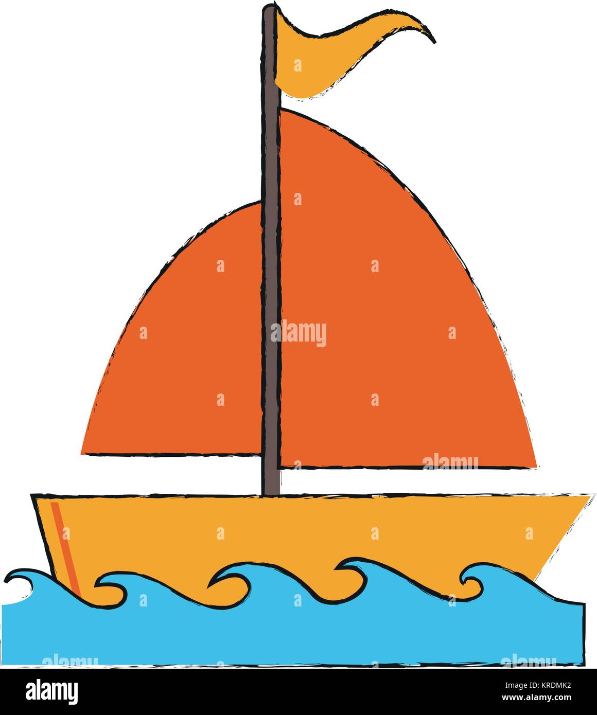 Sailboat ship symbol Stock Vector Image & Art Alamy