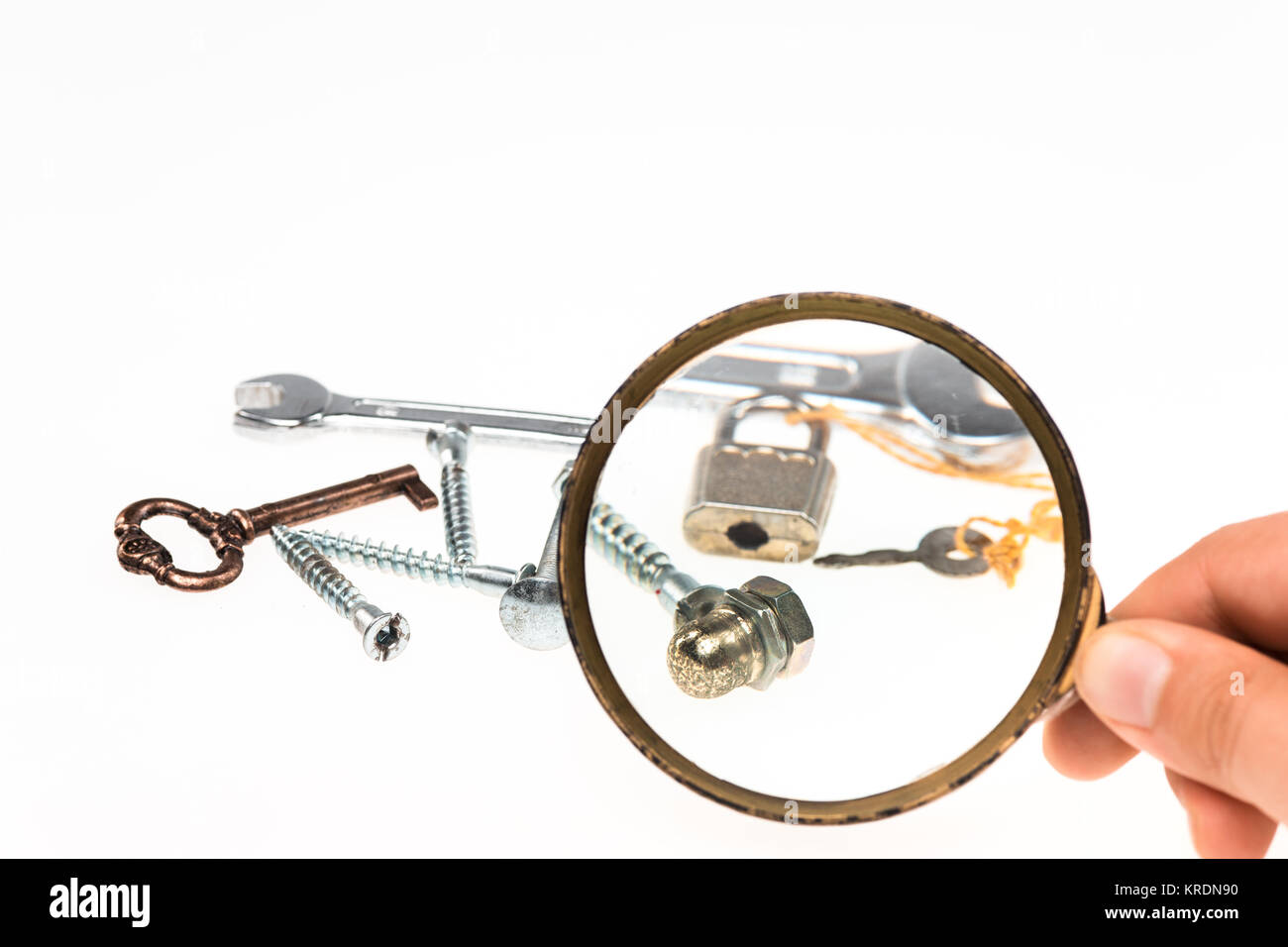 Key Inspection Concept image of a keys home inspection Stock Photo - Alamy
