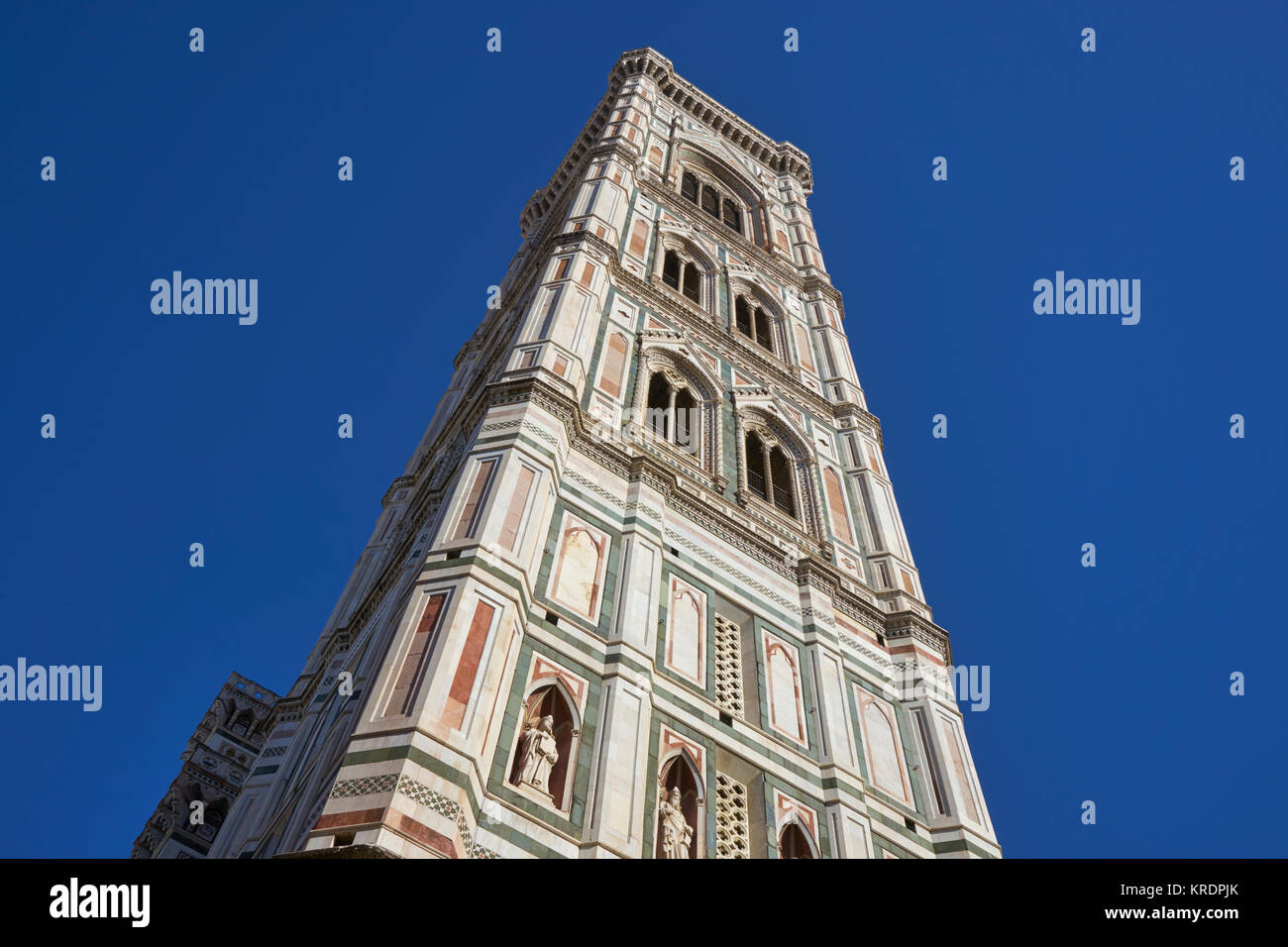 Florence, Italy, Campanile by cathedral, by Giotto Stock Photo