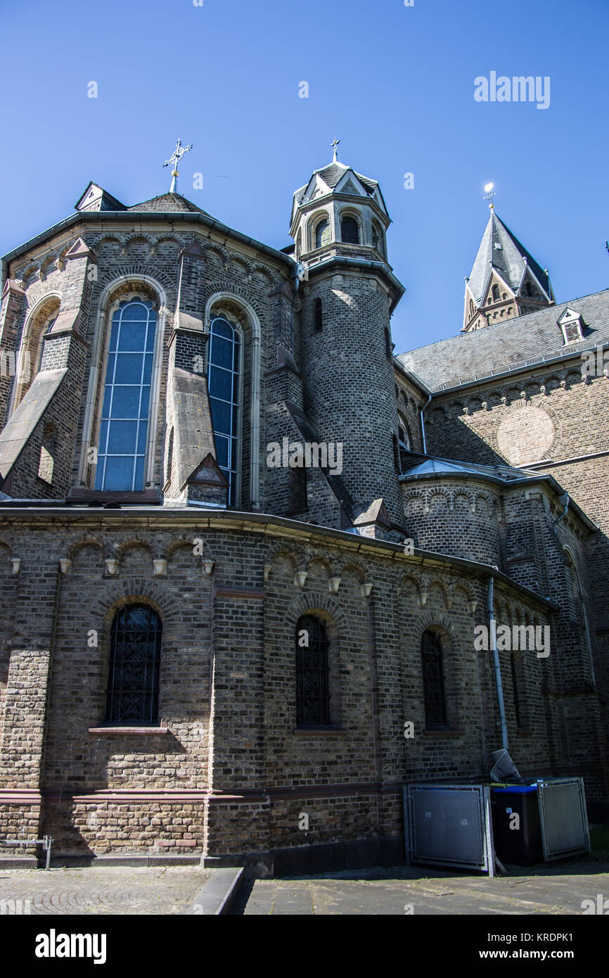 st. nicholas basilica in bensberg Stock Photo