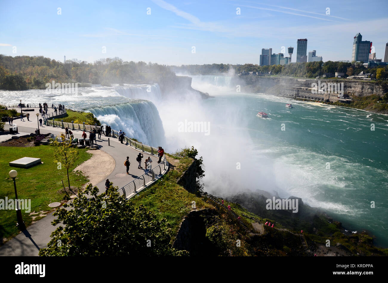 Niagara Falls from American side, Buffalo, New York State, USA Stock Photo  - Alamy