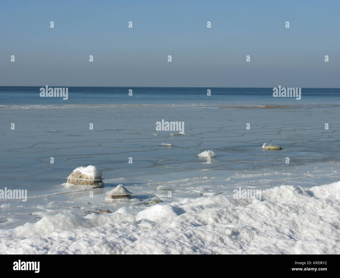 baltic sea in winter Stock Photo Alamy