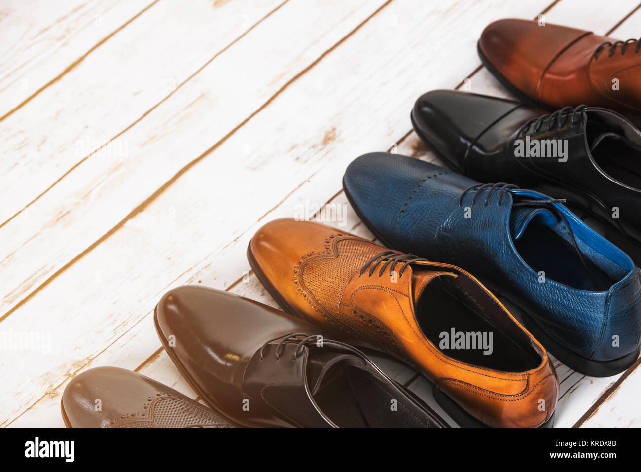 Men shoes collection different models and colors Stock Photo Alamy