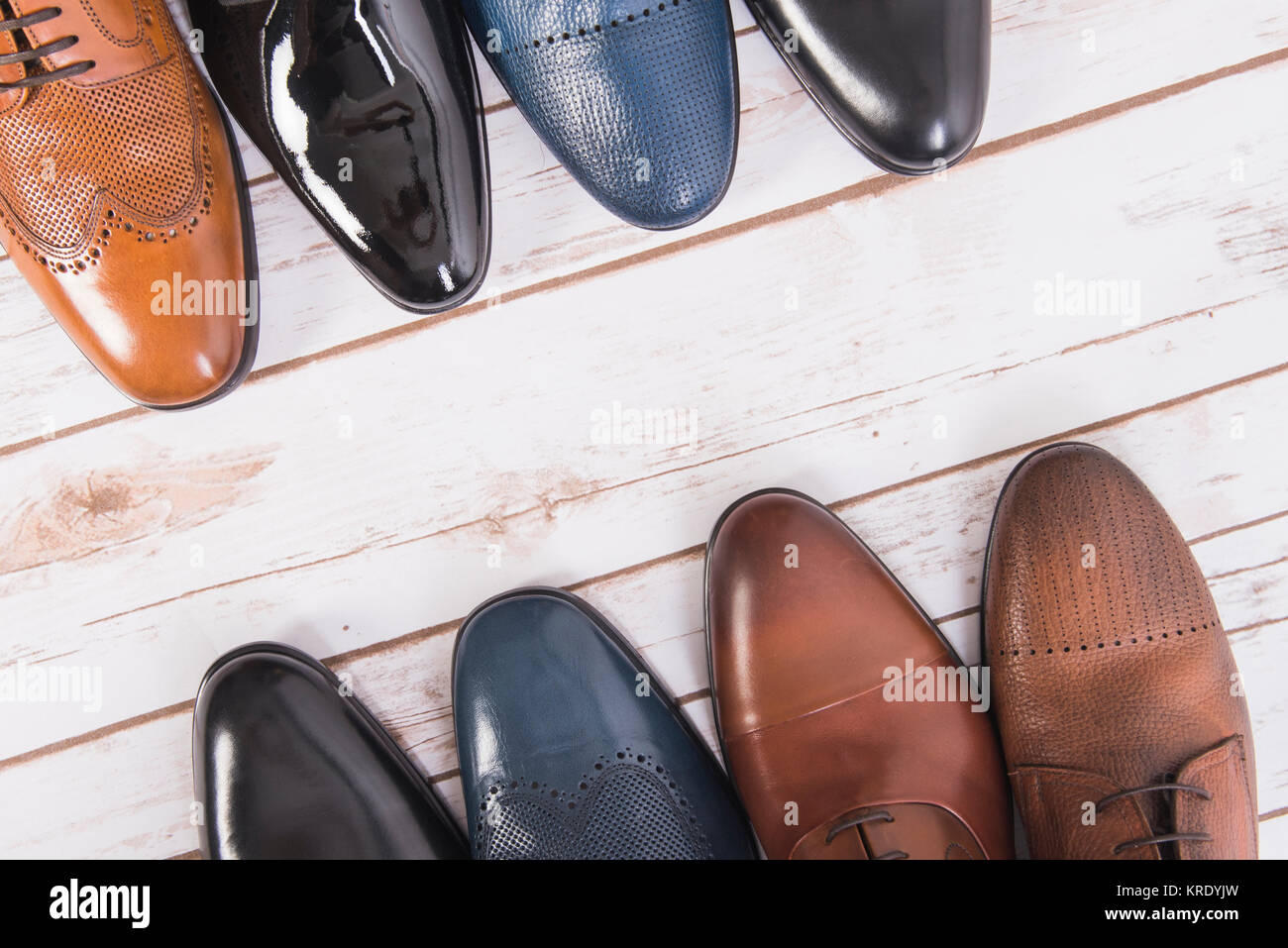 Men shoes collection different models and colors Stock Photo Alamy