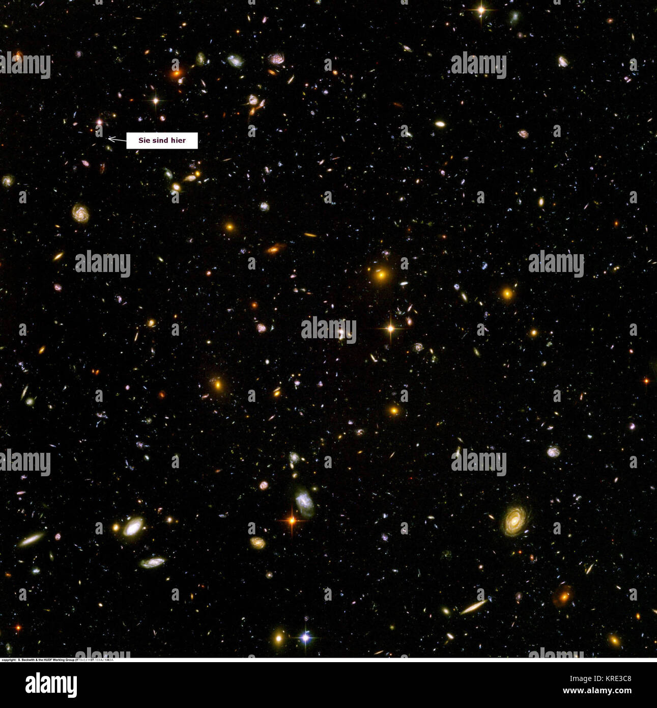 Hubble ultra deep field hi res stock photography and images Alamy