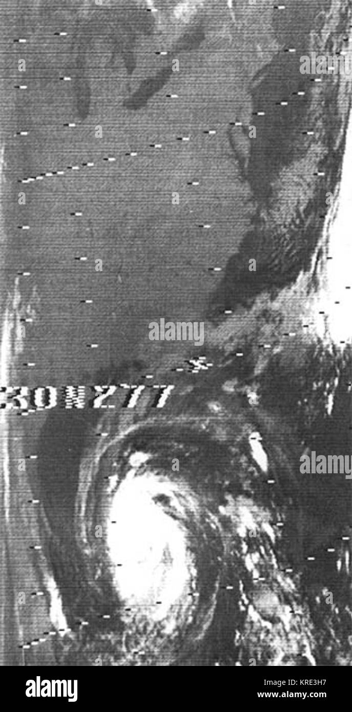 Hurricane Inez from Space Stock Photo Alamy