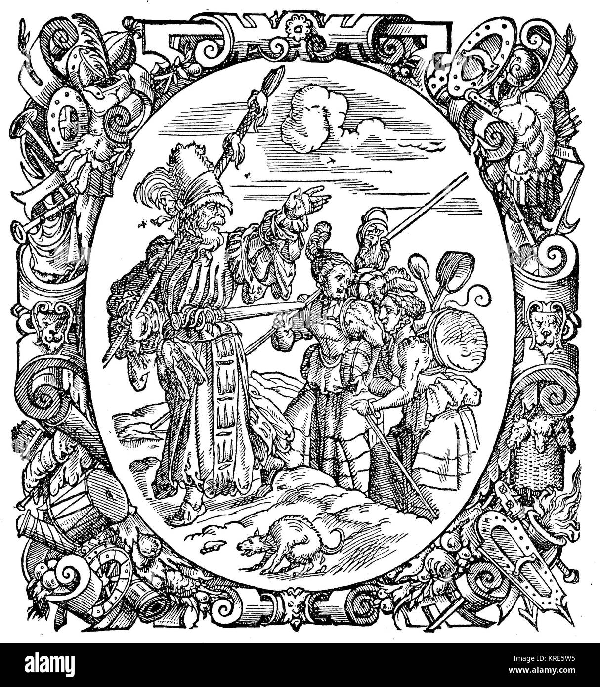 The Hurenweibel was called the commander of the entire train of ...