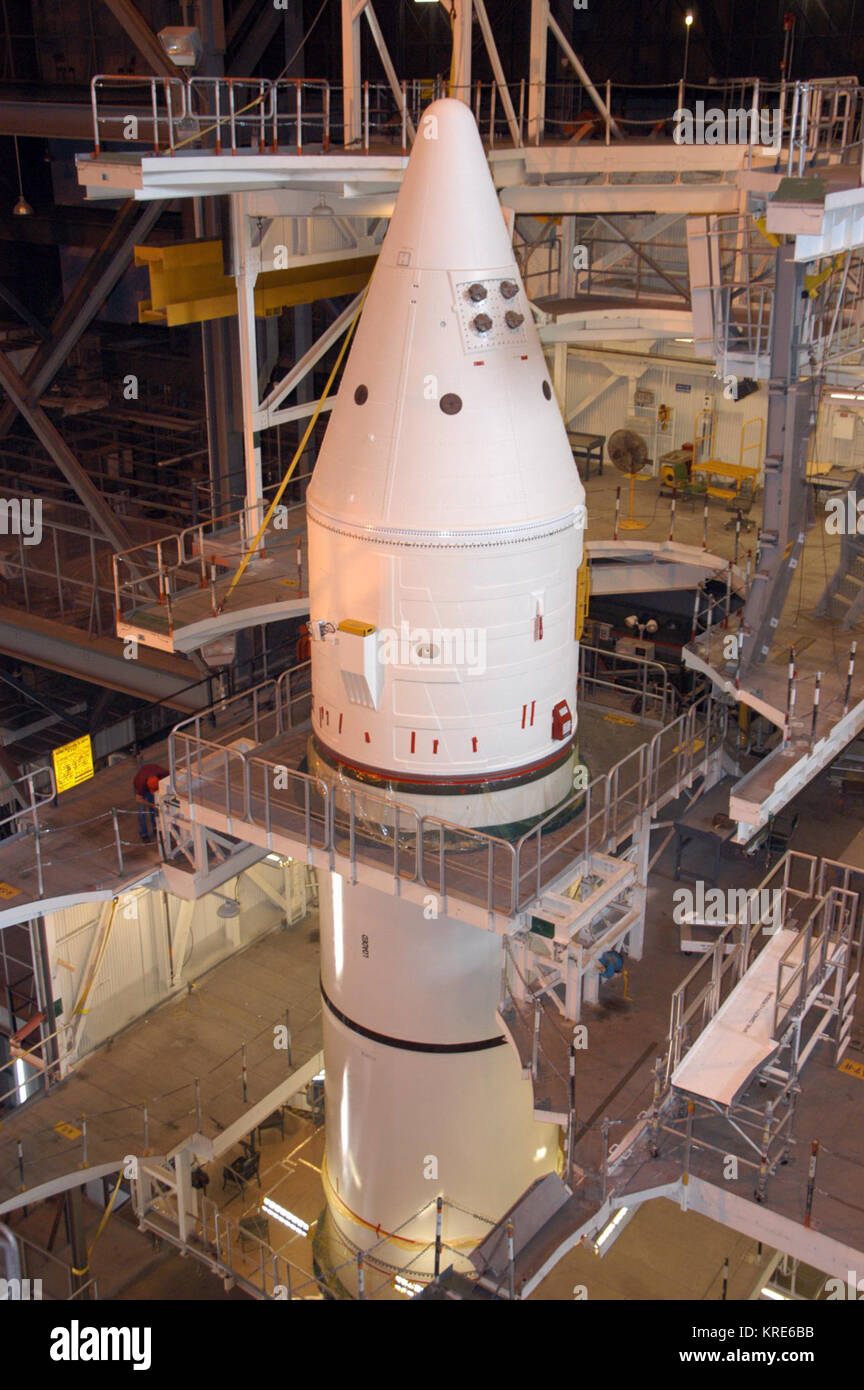 Nose cone of a SRB with separation rockets Stock Photo Alamy