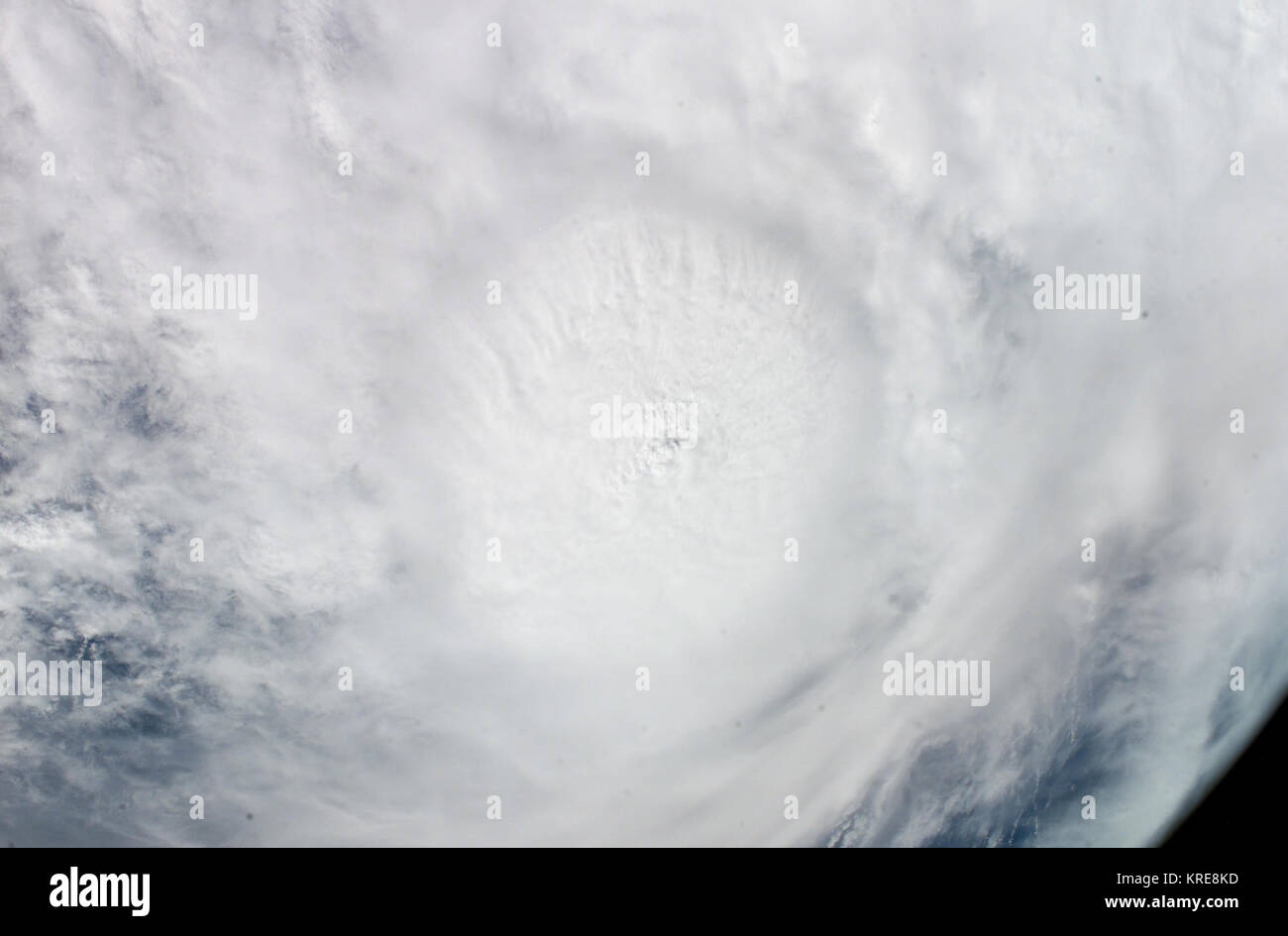 Hurricane Ernesto from ISS Stock Photo Alamy