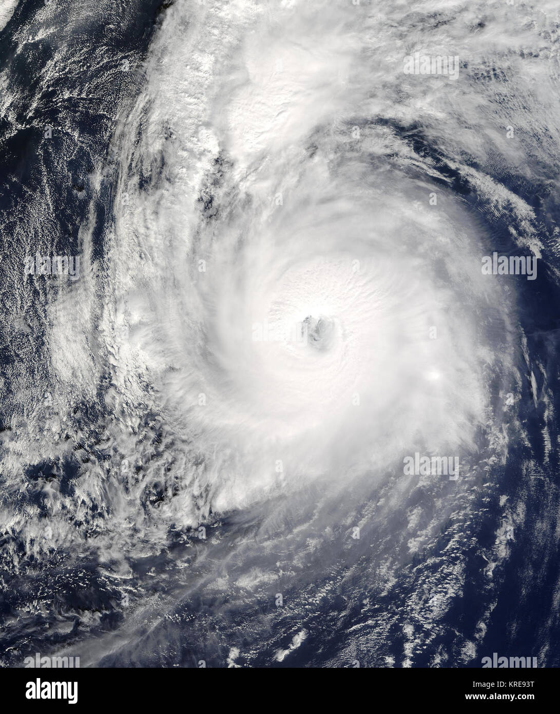 Super Typhoon Parma 2003 Stock Photo
