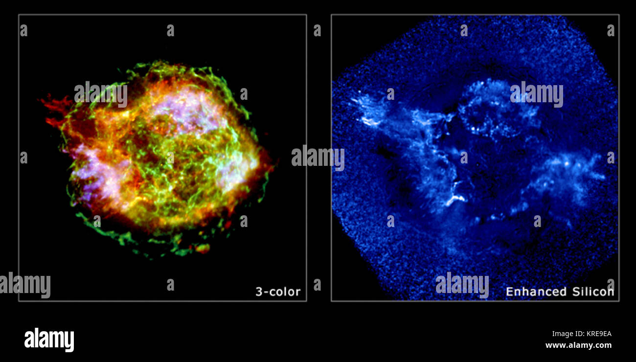 Supernova cassiopeia-a Stock Photo